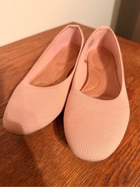 Old Navy Pink Knit Ballet Flats